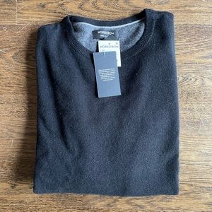 Men’s Cashmere Black Sweater from Nordstrom.  Brand new!